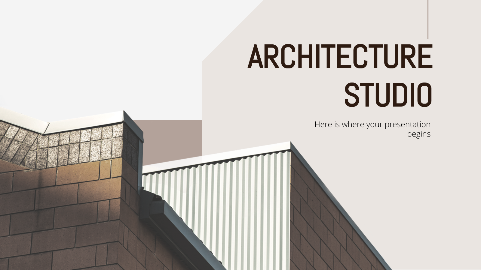 Architecture Studio 和PowerPoint模板